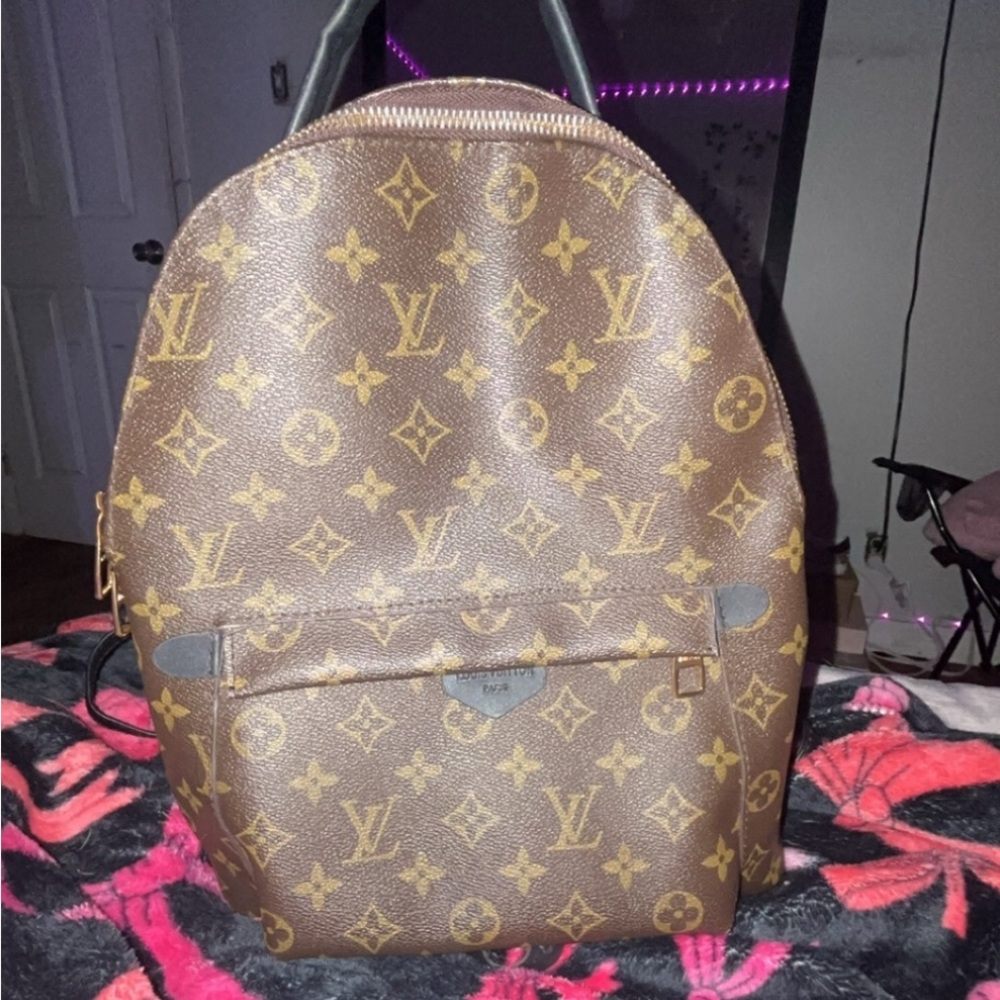 Louis Vuitton Brown and Tan Monogram Backpack